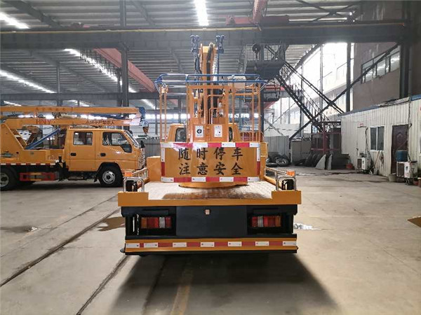 江鈴13米藍牌高空作業車